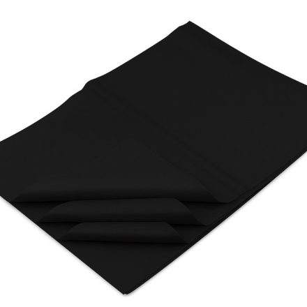 Decorative paper 20g 50x70cm Black for gift wrappings. 50 sheets