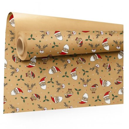 Claus Kraft Decorative Paper 0,69x50 m for packing gifts