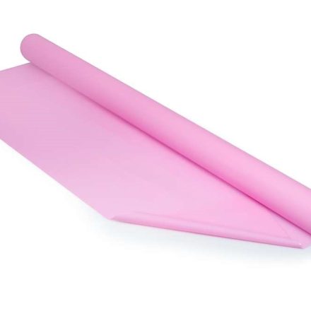Cellophane matte pink, cellophane foil in roll 100 cm x 25 mb
