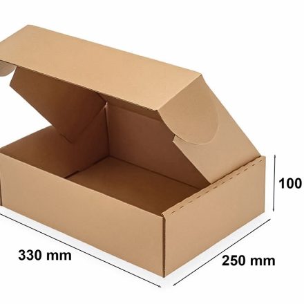 Cardboard A4 330x250x100 mm F427 Brown Fashion Box