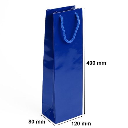 Lamination bag for wine, gift bag 120x80x400 gRanat
