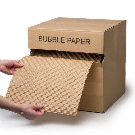 Bubble paper protective roll 30 cm x 50 m BOX dispenser 80 gsm