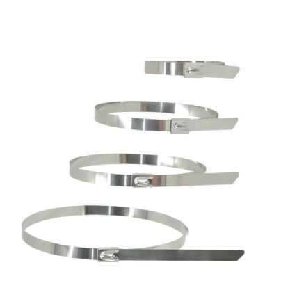 Stainless steel clamps 1050 x 7,9 mm, 100 pcs