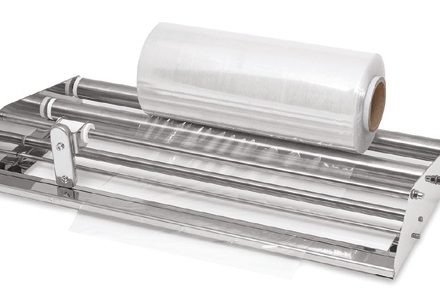 Hand cut-off for stretch film MAX MINI S 600, stainless steel