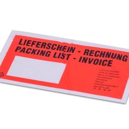 Courier envelope DL self-adhesive foil LIEFERSCHEIN 1000 pc