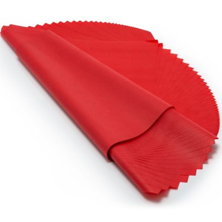 Red ornament paper for gifts 50x70 cm - 100 sheets