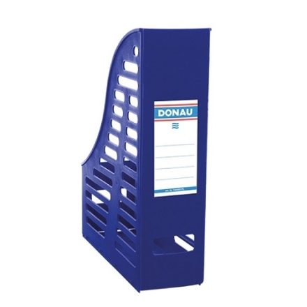 Office container for A4 documents 85 mm PP blue open-angle 1 pcs
