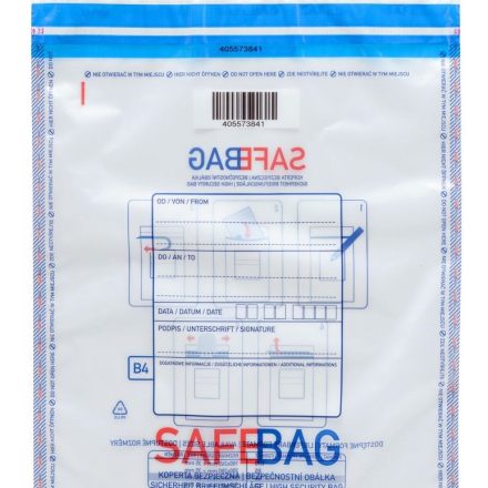 Transparent bank envelopes B4 275x375 mm 100 pc