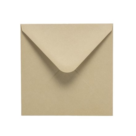 Square envelopes K4 Beige 120g 10 pieces - For Gift and Invitations
