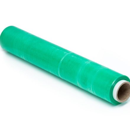 Green transparent stretch film 50 cm, 1,5 kg gross, 23 um