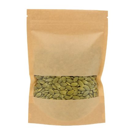 Doypack Paper + PE 100 ml, handbags standing with small window 100 pcs