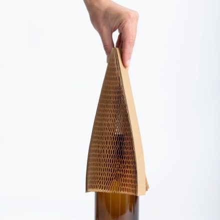 Paper protective sleeve with honeycomb Flexi-Hex Air 25 cm Kraft