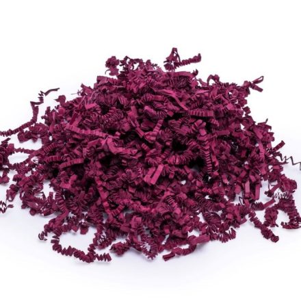 Sizzle Paper Filler Burgundy Pack 1 kg for packages and gifts