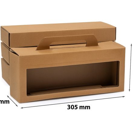 Cardboard boxes coated on 4 jars 0,35 l 305x72x123 mm 10 pcs