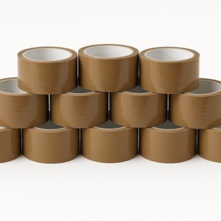 Bronze acrylic packaging tape for cartons and boxes 48 mm x 45 m